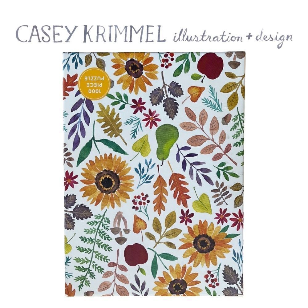Casey Krimmel Jigsaw Puzzle 1000 Piece Fall Harvest 18" X 24 New Sealed Box